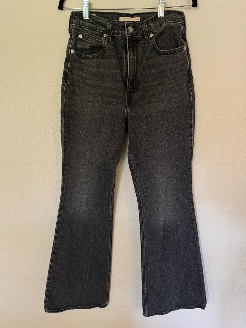 Levi's Women's Charcoal Flared Jeans